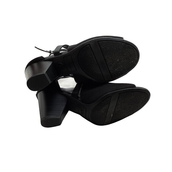 Libby Edelman Size 8 Karla Double Strap Business Casual Peep Toe Sandals - Picture 8 of 12